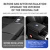 T30PU Leather Car Armrest Mat Center Console Protector Cover Cushion Valve Cap For Volkswagen MK6 Golf 7 GTI Touareg Jetta GTD Polo