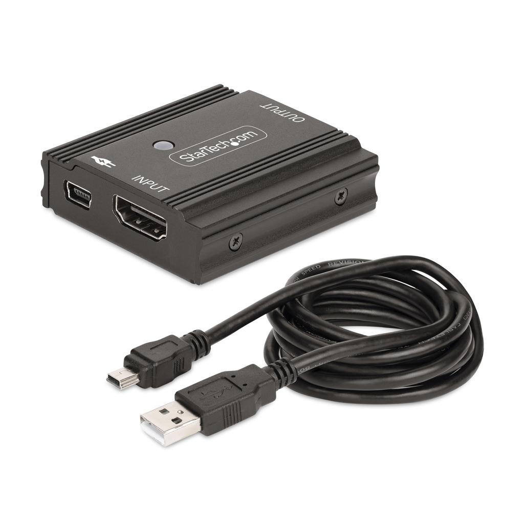 HDMI 2.1 Repeater / 8K60Hz 4K144Hz 10m / 4K60Hz 25m / 1080p 45m / HDR10 / USB Power Supply / Extension Relay Adapter 33FT-8K-HDMI-BOOSTER