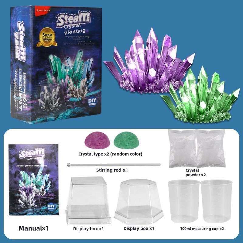 

Набор для самостоятельного выращивания кристаллов для увлекательного общения родителей и детей и химических экспериментов