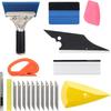 9PCS Vehicle Vinyl Wrap Application Kit Window Glass Protective Film Installation Tools for Car Window Tinting Tool Kit