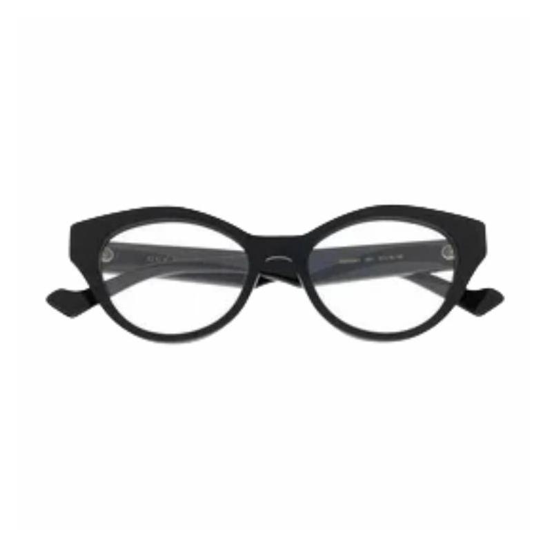Gucci Logo Design Cat Eye Optical Frame Women's Black