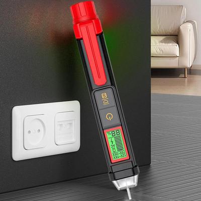 Elektrischer Spannungsprüfer Berührungsloser Stromkreisdetektor Stift Hohe Präzision Spannungsprüfer Stift Mit LCD-Anzeige Für Industrie Haushalt