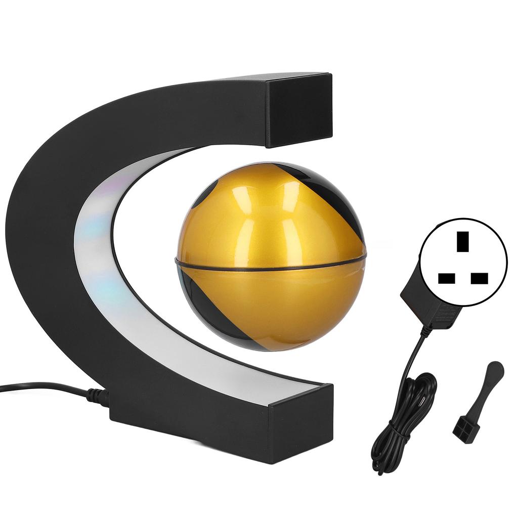 Magnetschwebe-Ornament, Yin und Yang, C-förmige schwebende Dekoration, 100?240VAU-Stecker