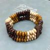 Cross Retro Ethnic Wooden Beads Multi-layer Necklace - Bohemian Sweater Chain Accessory