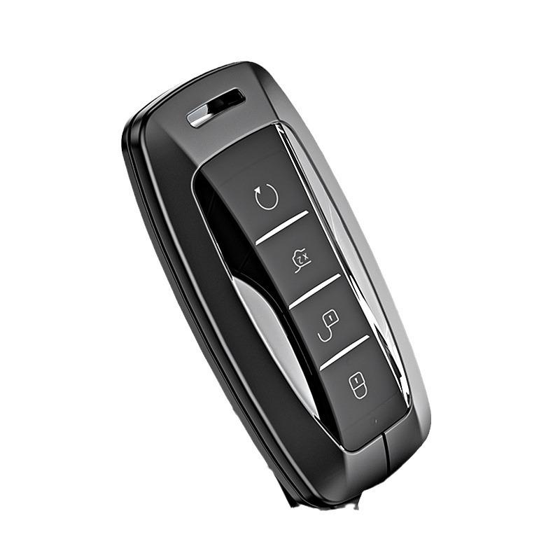 BYD Aluminum Alloy Car Key Case for Qin Pro, Song Pro, Tang, Han - Creative Metal Shell Cover