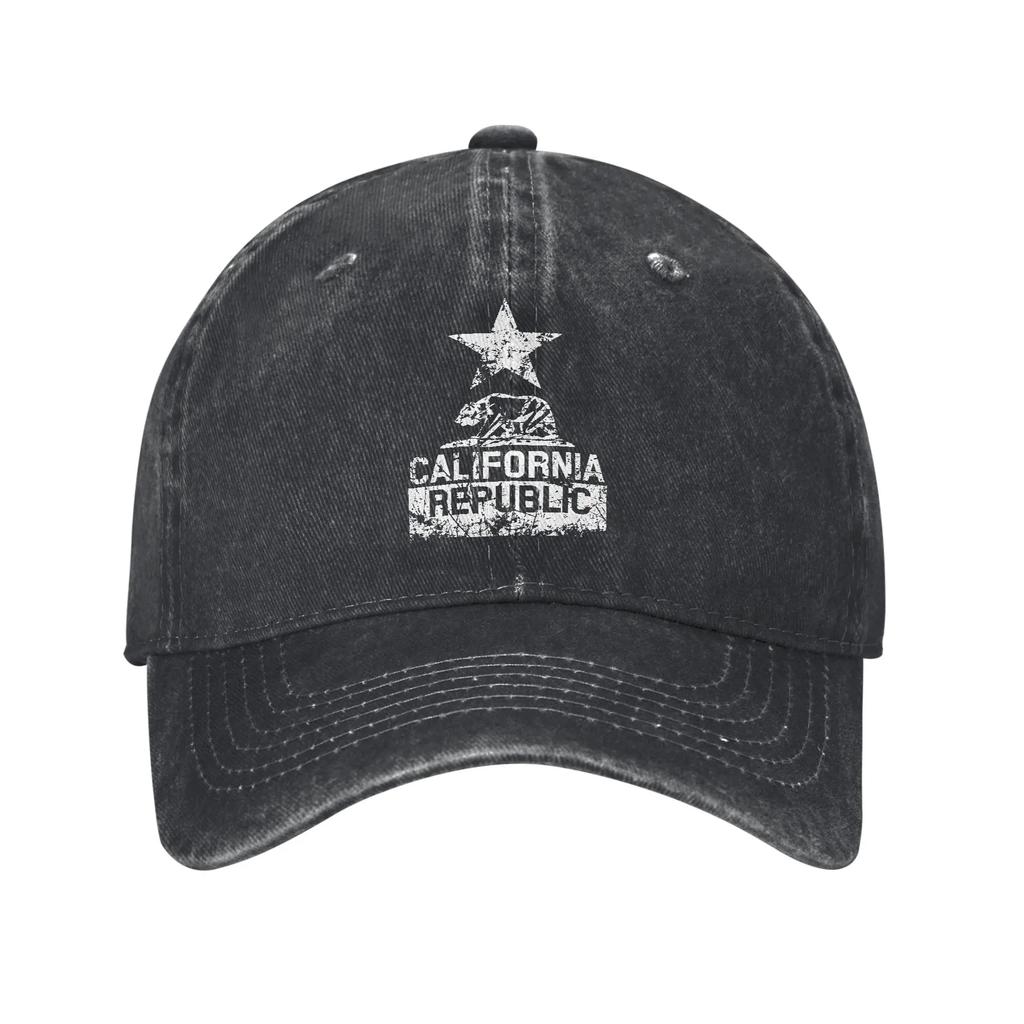 Republic California Merch Czapka z daszkiem Męska Damska Codzienna Czapki Czapka Regulowana Czapka Truckerka
