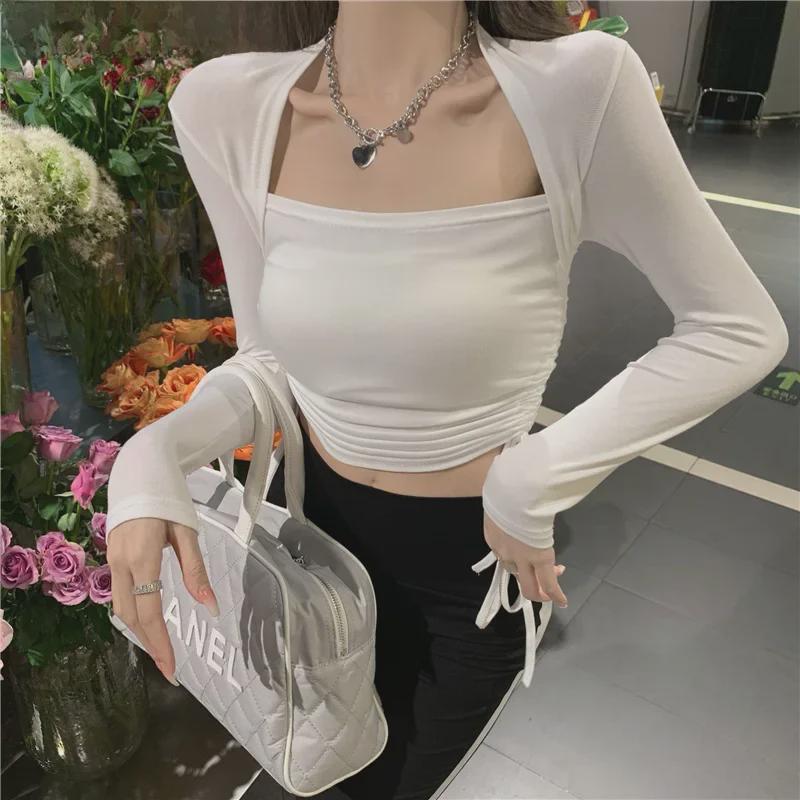 Women's Early Autumn Stylish Long-Sleeve Fitted T-Shirt