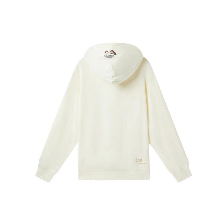 New Balance Sweatshirts Unisex White Hooded Moderate Regular NCA47013-IV