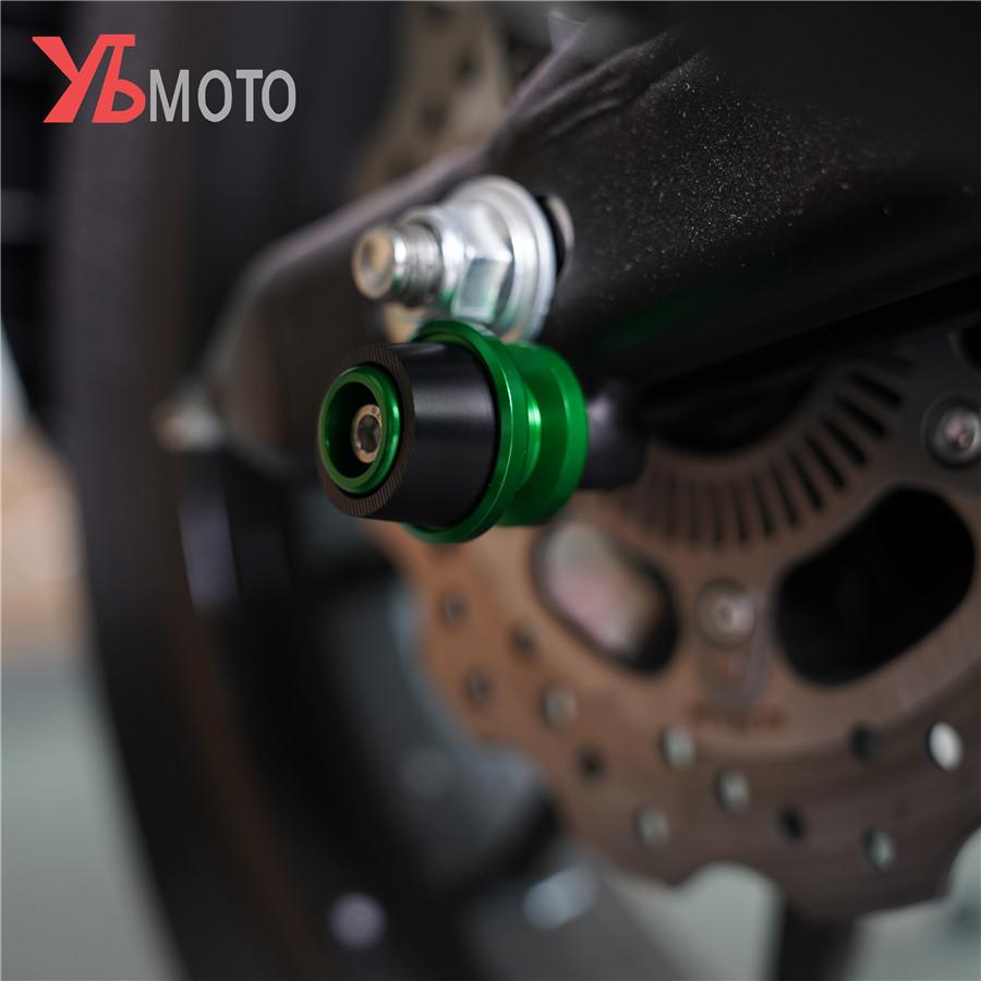 For Kawasaki Z900 Z650 Z1000 Z1000R Editon   Z800 8MM Motorcycle Swingarm Slider Spools CNC Aluminum