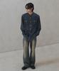 SENTAIR Oil Vintage Western Denim Shirt_D1