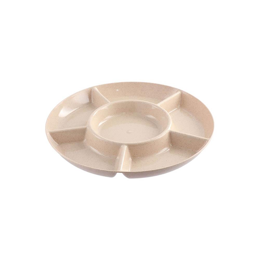 Candy Simple Divided for Party Snack Plate Appetizer Serving Platter Food Storage Tray Nuts Dish