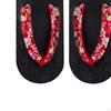 5 Paar Flip-Flop-Print-Socken 3D-Muster Erwachsenen Kurzsocken Zubehör Lustige Strümpfe Knöchelhoch