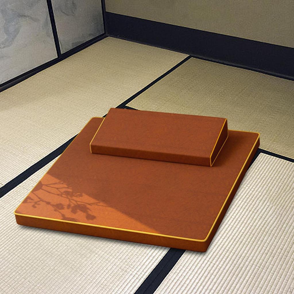 Składana poduszka podłogowa siedzisko wielofunkcyjna łatwa do przechowywania pogrubiona do jogi kultu Buddy