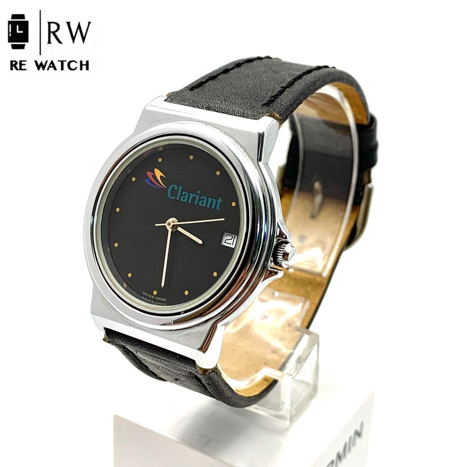 Used [Used] FORTIS Clariant SWISS MADE 560.20.132 Quartz watch black