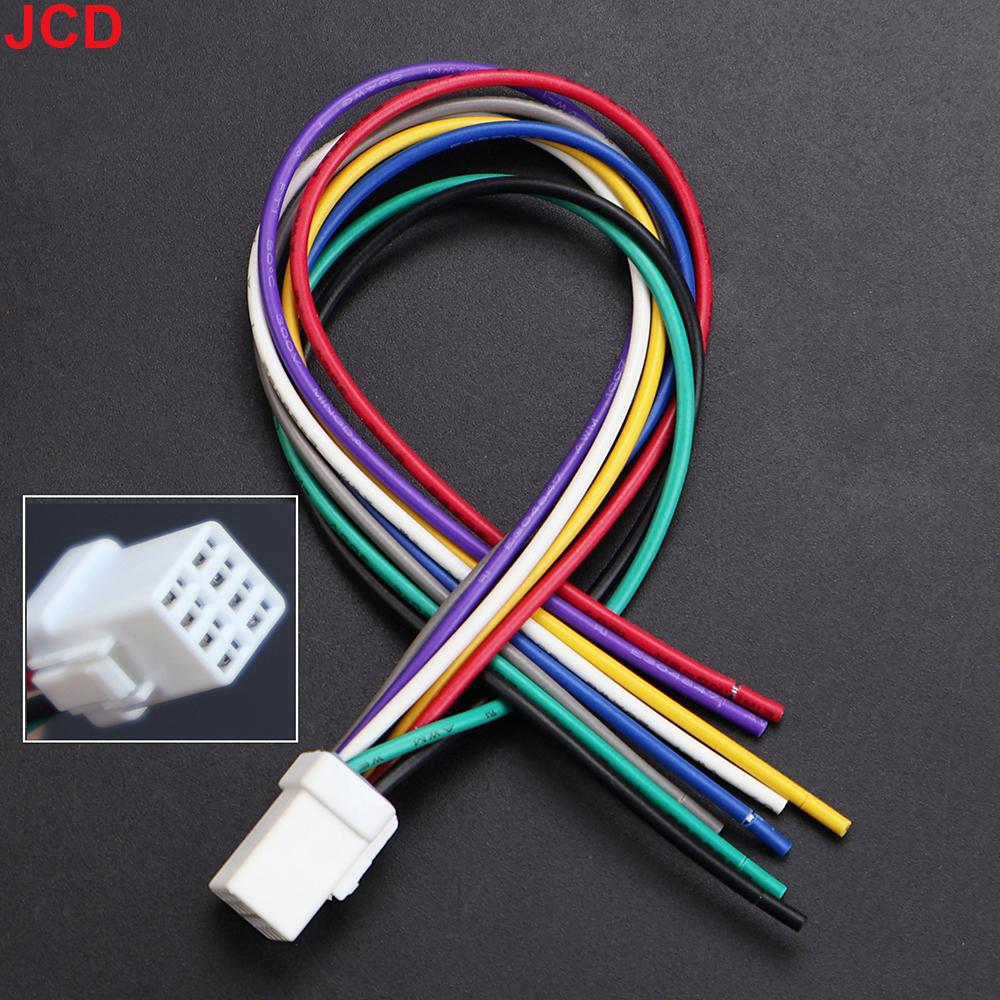 JCD 1pcs 2P 3P 4P 6P 8P 0.6MM Waterproof Wire Connector Plug Male And Female Socket With Cable JST Connectors