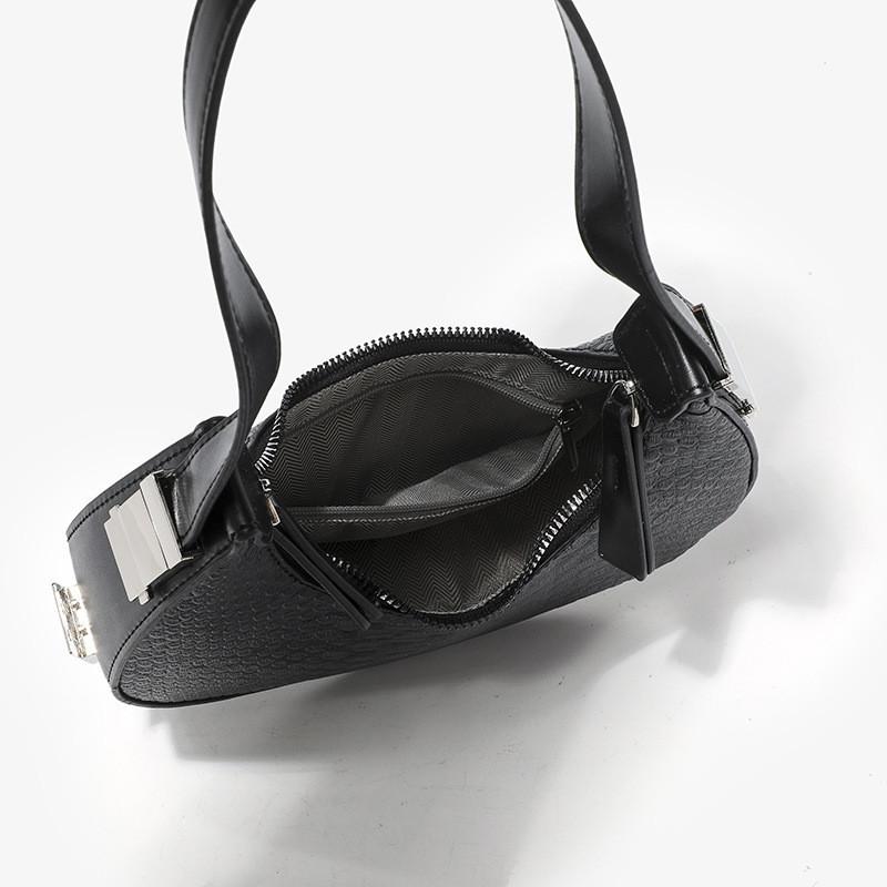 IELGY Сумка-полумесяц с крокодиловым узором — фото 3