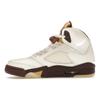 Air Jordan 5 Retro Golden Ticket Women Sneakers Cream Earth Metallic-Gold DD9336-200