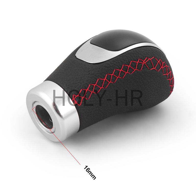 Car 5/6-speed Universal R PU Leather Shift Lever Manual Car Shift Lever Shift Lever Modification Shift Head, Improves Aesthetics