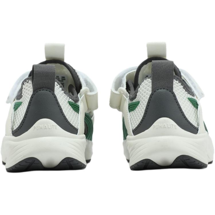 Puma Pounce Lite Ct Sandal Casual Comfortable Low Top Sandals Kids sandals White Green 404324-02