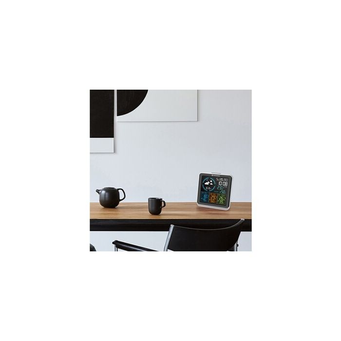 Meteorologická stanice - bresser - quadro individio - 4 termo-vlhkoměry - spolehlivé předpovědi - barevný displej