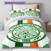 Celtic Football Club Bedding Quilt Set Quilt Cover Pillowcase Home Decoration Birthday Gift (1 * Duvet Cover + 2 * Pillowcase, Without Core)