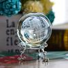 3D laser-cut earth crystal ball with stand - The perfect choice for home and office decoration, ideal gift for birthdays, gradua