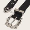 Star Eye Rivet Studded Belt For Men and woman Gothic Pin Buckle Fashion Casual Punk Pu Leather Waistband Y2K Hip Hop Jeans Belt