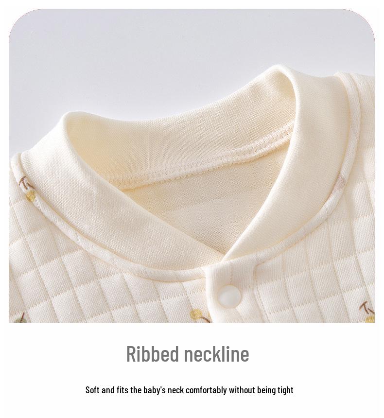 Quilted Baby Jumpsuit: Warm Winter Romper & Thicken Air Cotton Pajamas