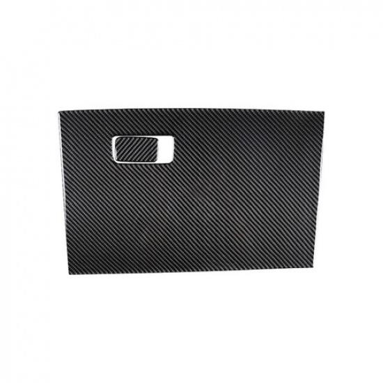 2Pcs For Ford Mustang Mach-E -22 Carbon Fiber Interior Glove Box Cover Trim