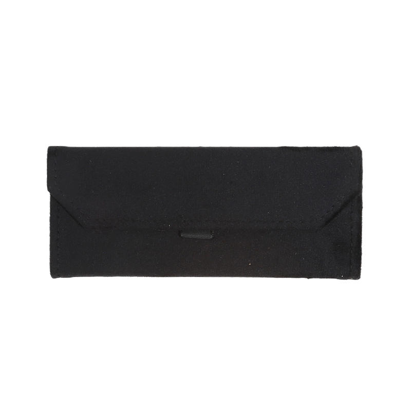 1pc Velvet Triangle Folding Glasses Women Case Elegant Sunglasses Case Purse Hard Men Soft Elegant Reading Glasses Box Glasses