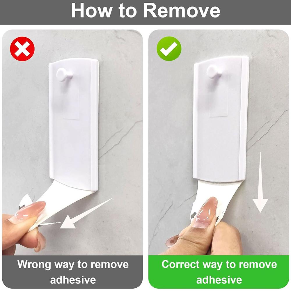Self-adhesive Photo Frame Hook 12pcs White