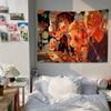 Anime Toilet Bound Hanako Kun Anime Tapestry Hippie Flower Wall Carpets Dorm Decor Cheap Hippie Wall Hanging