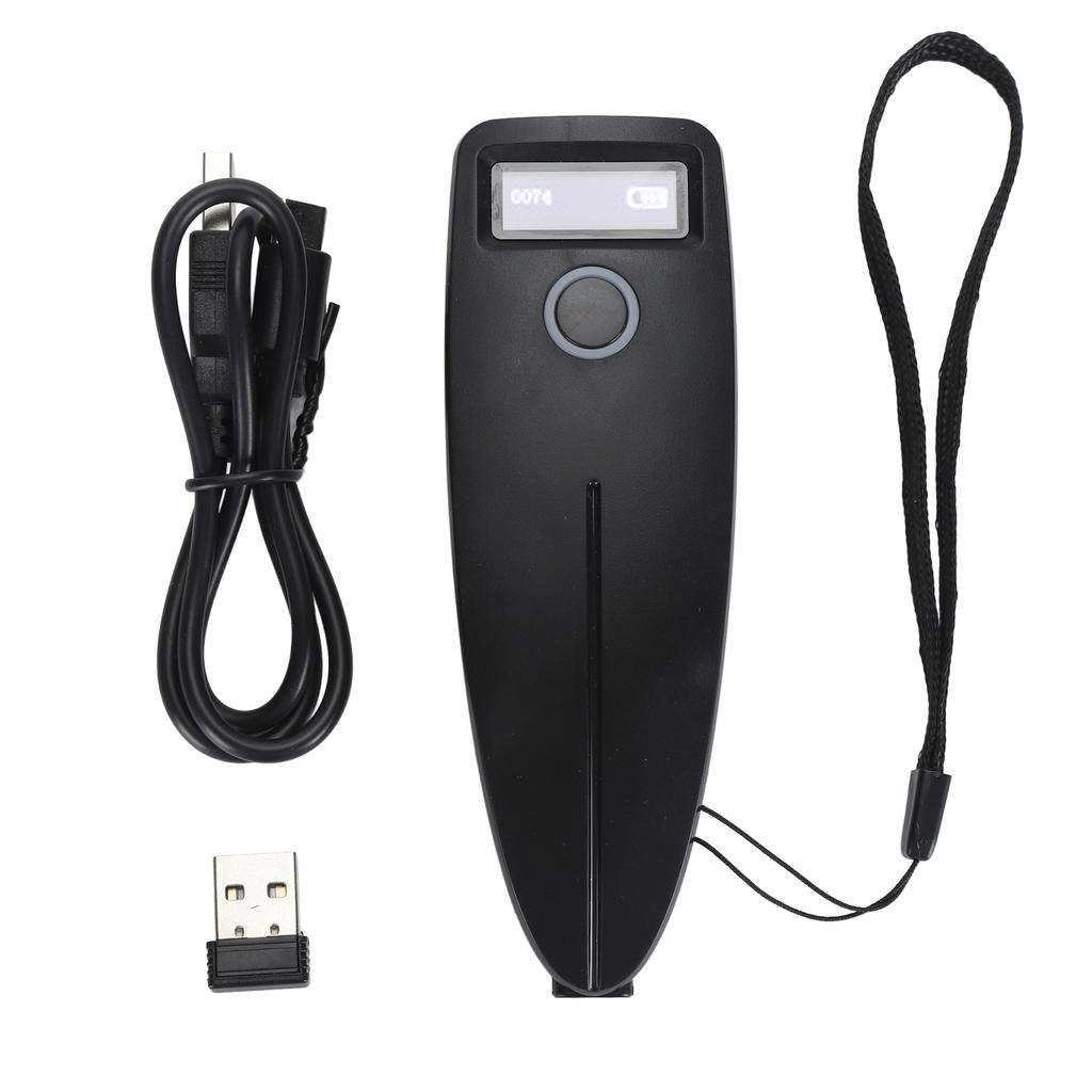 Bluetooth 2D 1D Barcode Scanner Portable Wireless Mini Barcode Reader with 2.4G Wireless Bluetooth USB Wired Connection