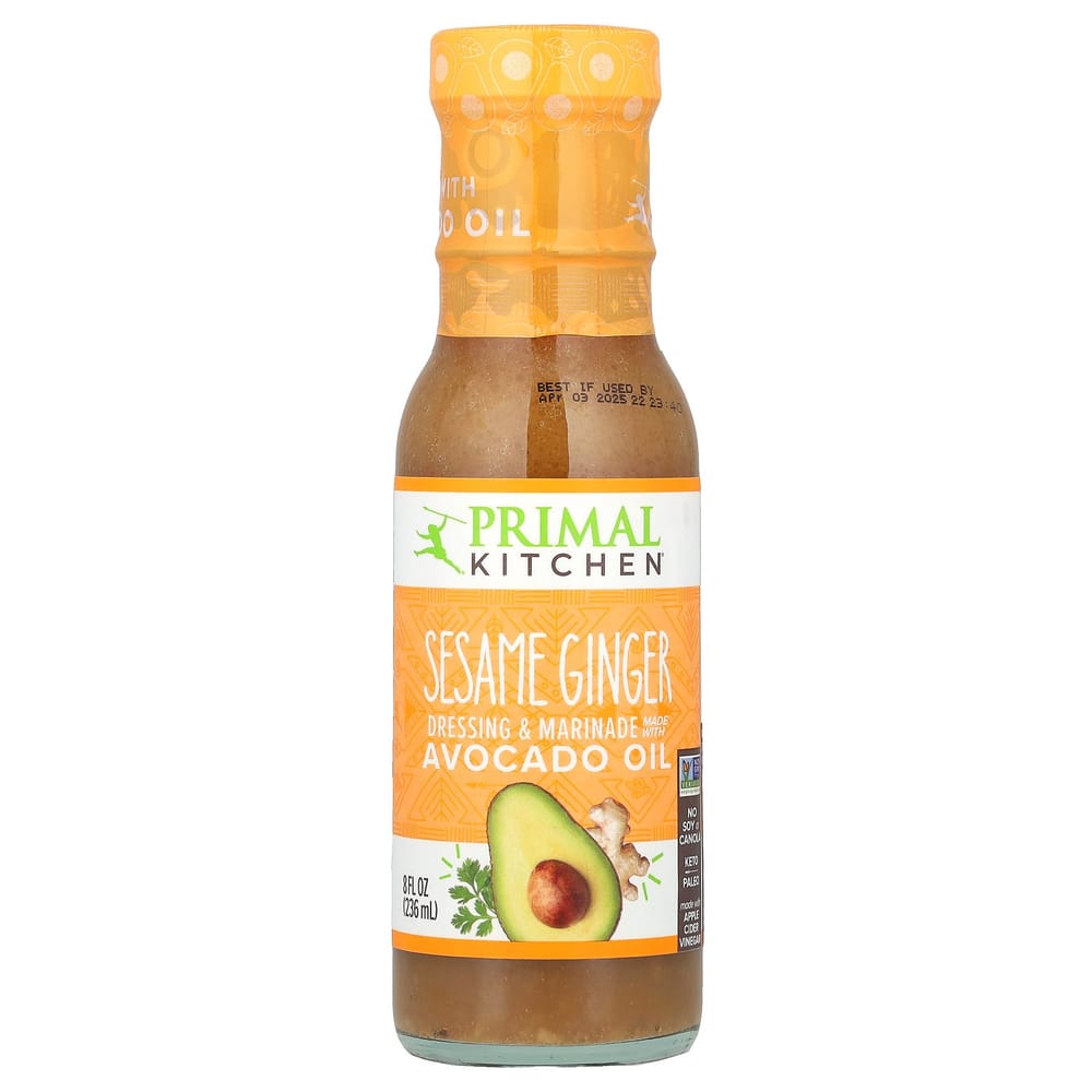 Primal Kitchen Sesame Ginger Dressing & Marinade with Avocado Oil, 236ml (8 fl oz)