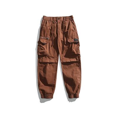 Summer New Men's Overalls Trousers Retro Charge Pants Loose Casual Trendy Pants Men's High Sense