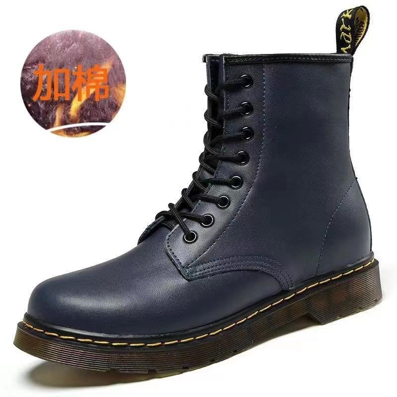 Martin Boots Men's Spring 2025 New Fashion Casual Couple Large Size High Top Martin Boots Men's Shoes