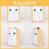 White Toaster Pastry Plush Toy Cartoon Stuffed Doll Cookies Gift Decoration