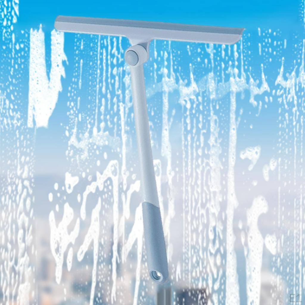 Portable Silicone Bathroom Shower Window Squeegee , Lightweight