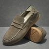 2025 Spring Summer New Classic British Street Wear Style Loafers For Men's Genuine Leather Hight Quality Slip-On Casual Shoes