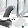 Portable Air Conditioning Exhaust Hose Cover and Window Seal Set Adjustable Length Hose Insulation Sleeve for Window