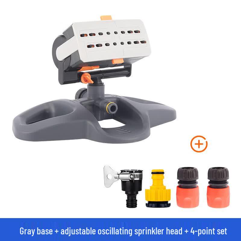 Runkanong Smart Adjustable Oscillating Garden Sprinkler