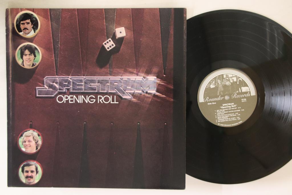 LP Record SPECTRUM - Opening Roll 0136 ROUNDER 1980 US Country Used
