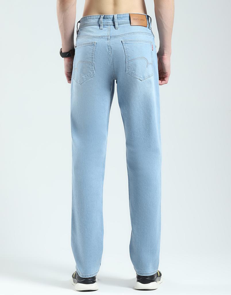 MONTE CARLO Men's Regular Fit Mid Rise Jeans