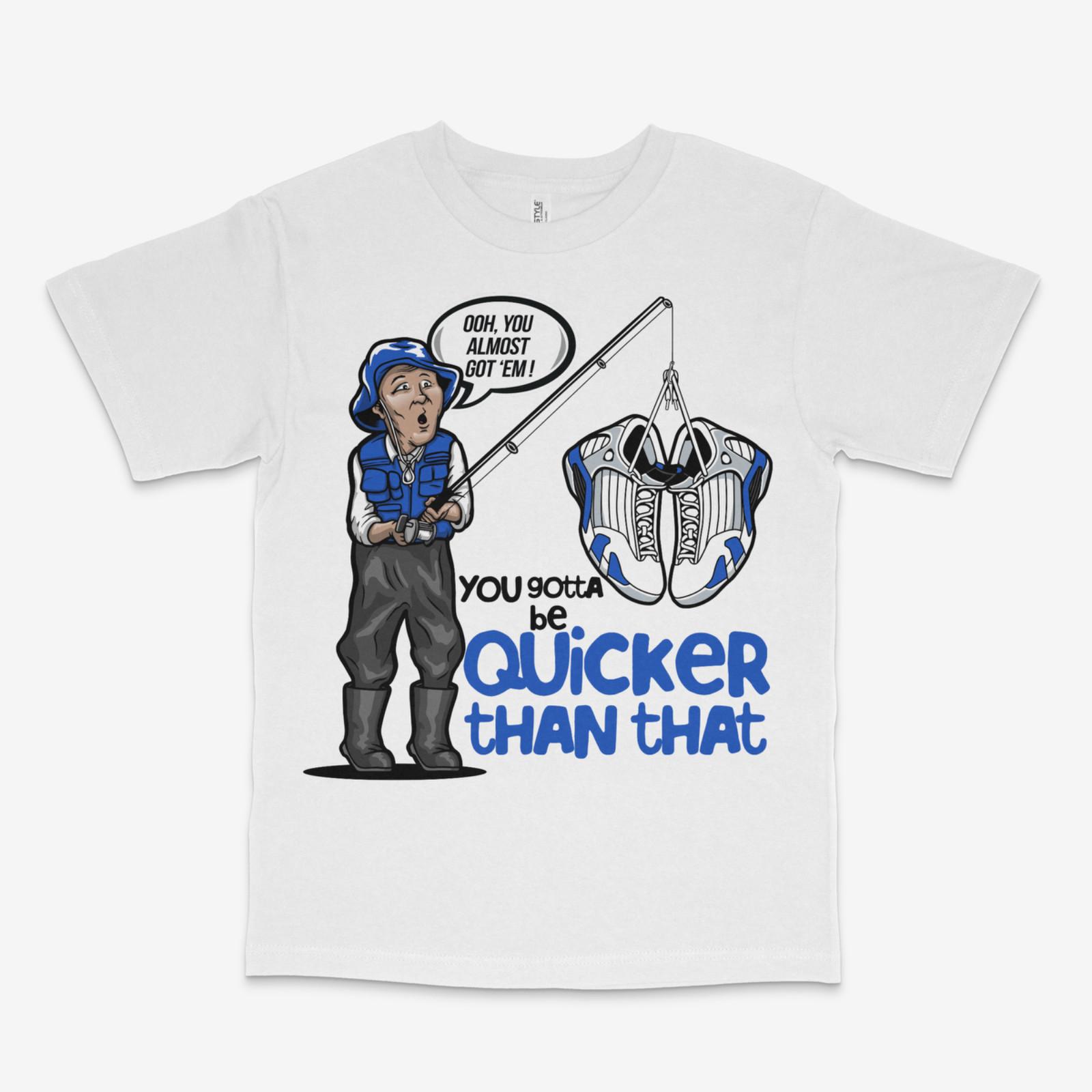 

Gotta be quicker than that Hyper Royal 14s White Tee 5XL різнокольоровий