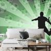 Photomural Football Player Silhouette Structural Vinyl 312x219