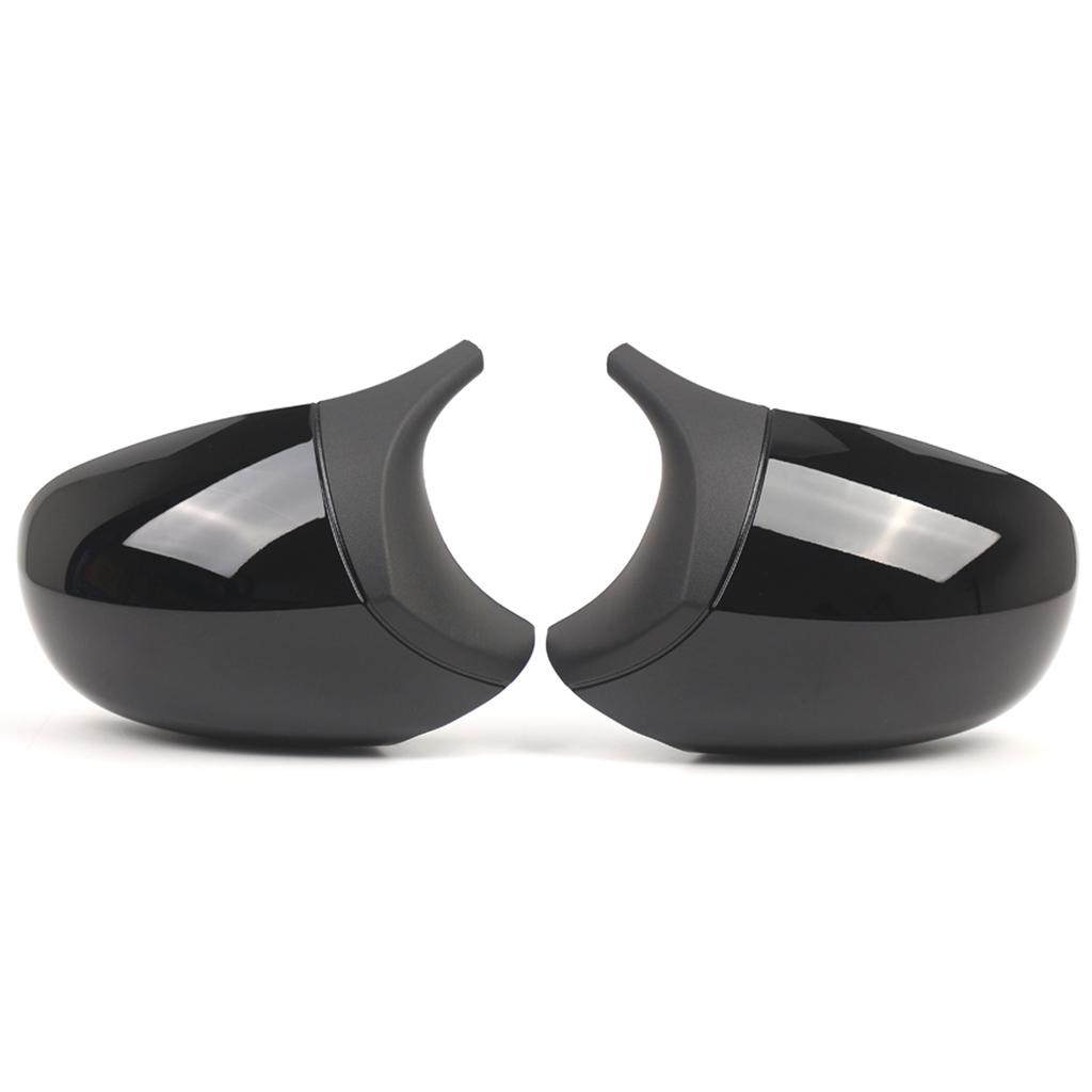 Rear View Mirror Cover Replacement for E90 E91 E92 E93 LCI Gloss Black Car Accessory