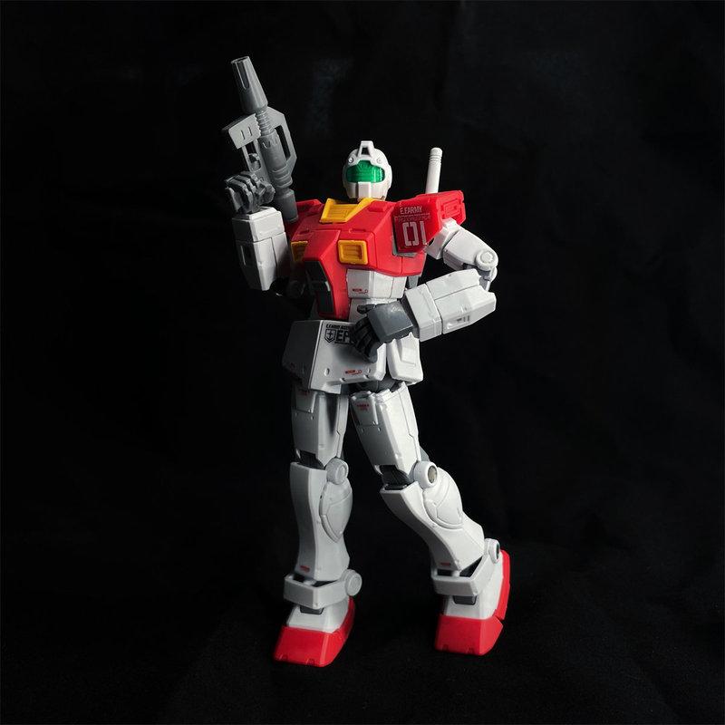 JJ Model HG 1/144 GTO GM Unpainted Assembly Model Kit Action Figure Boys' Puzzle Toys Desktop Ornament Doll Gift Collectible