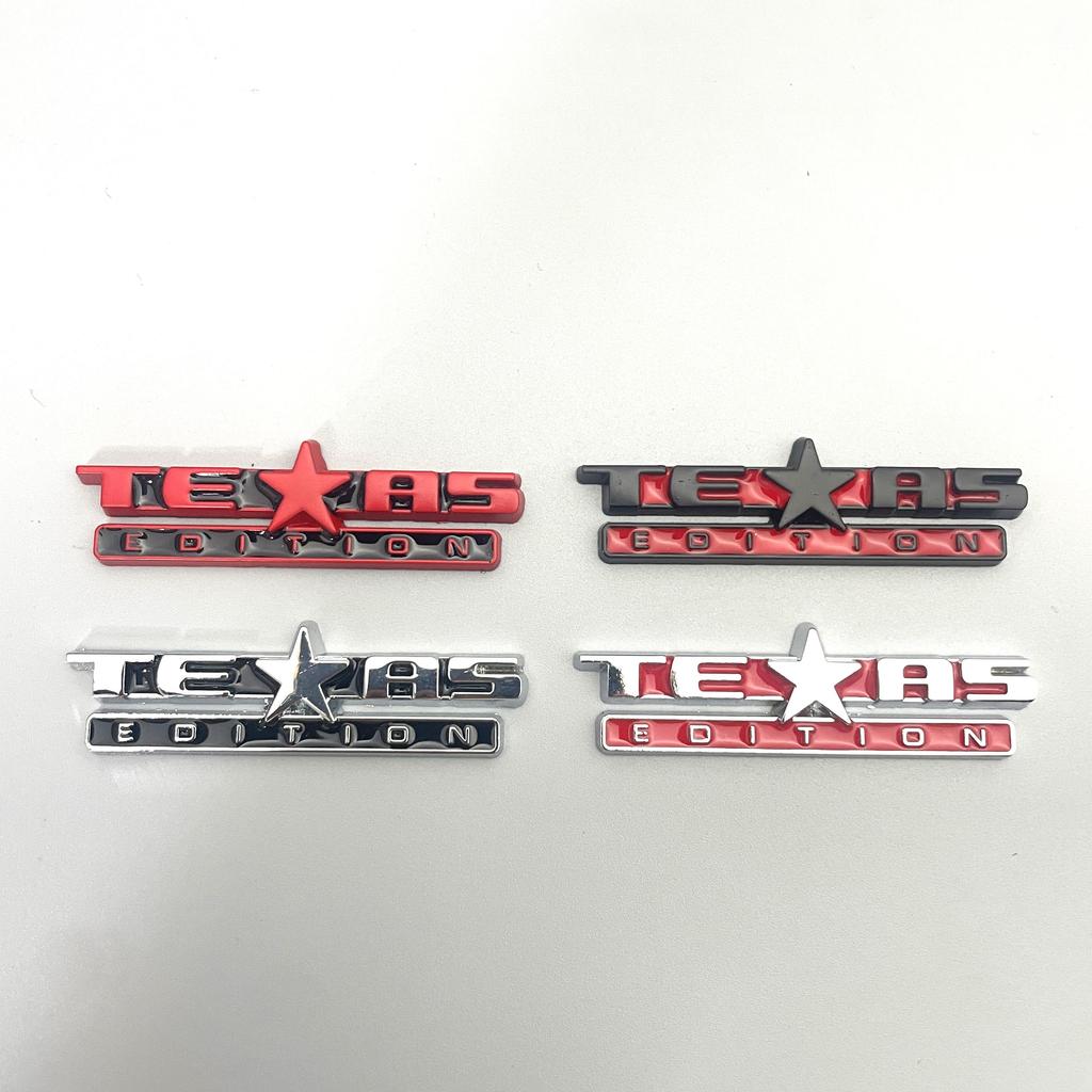 Texas Edition Emblem Dashboard Console Badge for Rubicon Compass Steering Wheel Emblem Interior Car Stickers Central Control Emblem