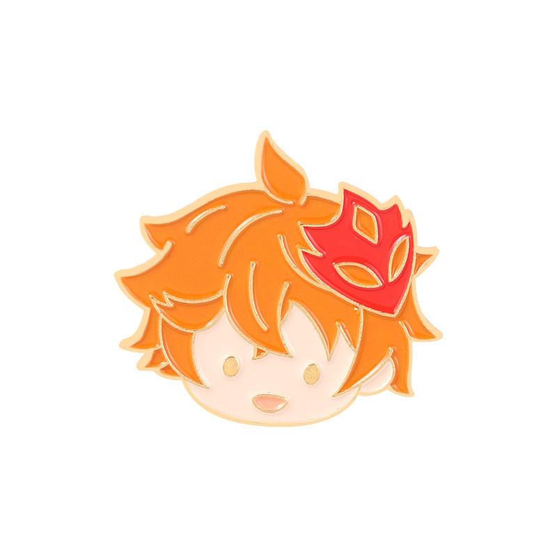 

Eyecatching Character Cartoon Brooch Pin In Vibrant Colors For Student Fashion Accessories XZ5204