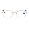 Latest Reading Eyeglasses Durable For Male And Female Folding Portable Blue Lightweight Metal Reading Eyeglasses Durable 301